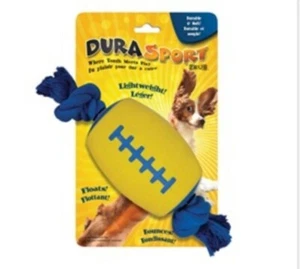 Durasport Tug Football Dog Toy by Zeus - Picture 1 of 2