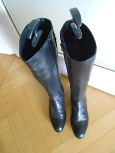 Stiefel von Nic Dean, Italy, schwarz m. seitl. Reißverschluß, Gr. 38 1/2, neuw. - Bild 1 von 7