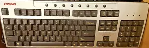 Teclado con cable Compaq KB-0133 265987-008 271122-001 PS/2 - Imagen 1 de 4