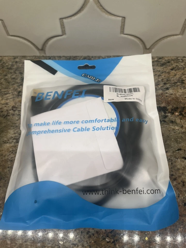 Benfei  B_USA_181Black Cable Benfei - Image 1 of 4