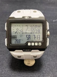 Timex Digital Wristwatch Expedition WS4 White Long Strap No Yellowing Waterproof - Picture 1 of 17