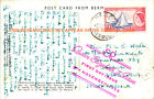 2d Bermuda First Day Issue / Cover 9th November 1953 on postcard  (ref 266-23)