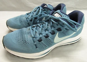 NIKE AIR ZOOM Vomero 12 CERULEAN BLUE Mesh Knit LACE-UP Running Shoes SNEAKERS 9 - Picture 1 of 8