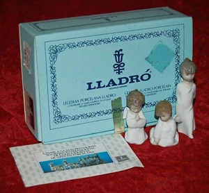 LLADRO Porcelain MINI ANGELS #1604 New In Original 1980's Box Made in Spain - Picture 1 of 8