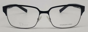Dior Homme 0172 schwarz/metallgetreu M6W Brillengestell 55-14-145 Italien Neu RX - Bild 1 von 5