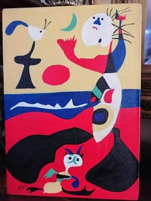 Pintura al óleo Joan Miró Foto 1 de 4