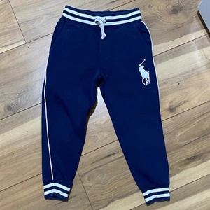 Polo Ralph Lauren Kids Navy Blue Joggers Size 5 - Picture 1 of 5
