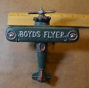 Boyds Bears Flyer Gusseisen Flugzeug "Boyds Flyer" NEU - Bild 1 von 2