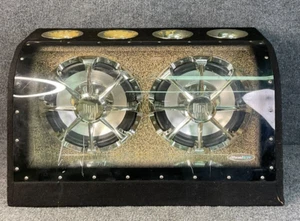 Dual Bandpass Enclosure XNBP12D With Two 12" Inch Woofer Wood Grain - Black - Picture 1 of 21