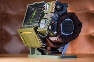 Fallout pip-boy 2000 MK VI Kit Construcción con Soporte (Montado) - Imagen 1 de 22