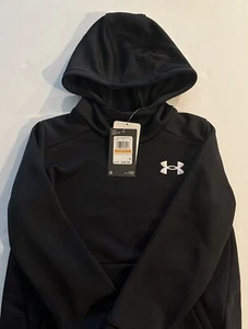 Under Armour Boys Black Hoodie Size Youth Small Brand New‼️ - Picture 1 of 7