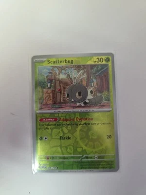 Scatterbug 008/198 Sv01: Scarlet & Violet Base Set Reverse Holo - Image 1 of 2