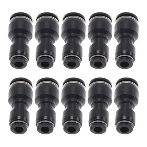 Conectores Aire 3/8x1/4 Reductor Plástico 10pcs Negro Plateado para Vehículos - Imagen 1 de 7