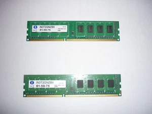 Integral 4GB kit (2x2GB) DDR3 RAM 1333MHz SDRAM Desktop/Computer PC3-10600 - Picture 1 of 4