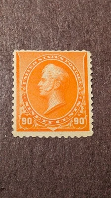 U.S. Stamp #229 Fresh Mint Hinged, Great Color, Shortish Perfs. At Top - Image 1 of 2