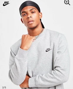 Sudadera polar para hombre Nike Sportswear Club DQ8383-063 talla mediana - Imagen 1 de 3