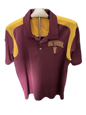 Camisa Polo Arizona State Sun Devils Poliéster - Para Hombre Talla Grande - ENVÍO RÁPIDO Foto 1 de 3