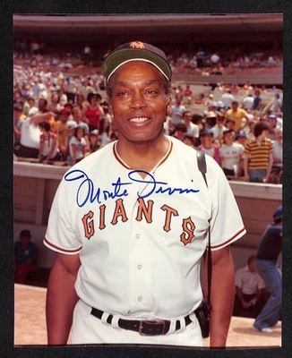 Monte Irvin Signed 8x10 Photo MLB NY Giants COA James Spence JSA COA/LOA - Image 1 of 2