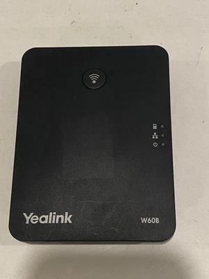 Estación Base Yealink W60B DECT IP Solo Alimentada PoE Leer Descripción Foto 1 de 4