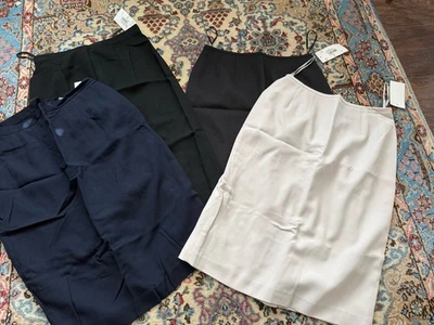 4 件复古 Le Suit Essentials 裙子女式 4P 码全新带标签套装 — 第 1/4 张图片