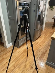 Manfrotto 290 Xtra Aluminum Tripod with Manfrotto 128RC Head Great Shape - Picture 1 of 8