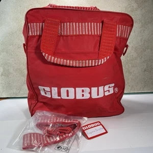Vintage Globus Airlines Carry On Zip Tote Bag Flight Travel Luggage Adj. Strap - Picture 1 of 18