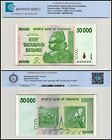 Zimbabwe 50000 dolarów, 2008, P-74a, UNC, uwierzytelniony banknot