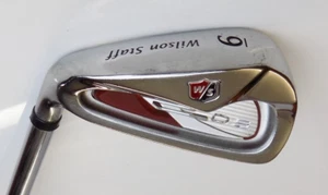 Left Handed Wilson Staff Di9 6 Iron TX99 Uniflex Steel Shaft Wilson Staff Grip - Picture 1 of 2