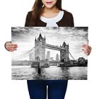 A2 - Tower Bridge London England UK Britain Poster 59.4X42cm280gsm(bw) #43653