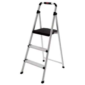 Rubbermaid 3 Step Aluminum Step ladder Light weight Stool 102kg - Ship Mel Only - Picture 1 of 7