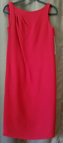 AUTENTICO abito da festa Valentino Spa rosso midi taglia US 6