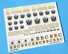 DINKY BBC Roving Eye Mobile Control Room Extending Mast repro stickers decals 