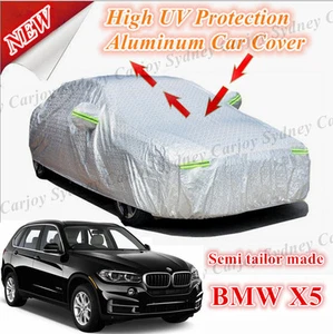 Cubierta de coche de aluminio impermeable UV semi a medida premium para SUV grande tamaño BMW X5 - Imagen 1 de 11