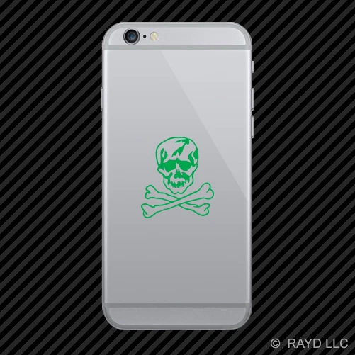 (2x) Pegatina para teléfono celular móvil F-14 Jolly Roger Insignia F14 muchos colores Foto 1 de 1