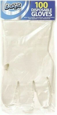 151 DISPOSABLE GLOVES FOR CLEANING DECORATING HAIR TREATMENT FOOD PREPARATION 100 X
