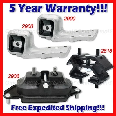 Juego de montaje de motor y transmisión L729 para Chevrolet Uplander 2005-2009 3,5 L 3,9 L 4 piezas Foto 1 de 4