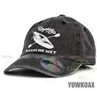 Kajakfahren macht mich nass Unisex Baseballkappe Denim Mütze Vater Hüte für Männer verstellbar