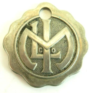 Vintage Monarch Life Insurance Metal Badge Springfield, Massachusetts Pennant - Picture 1 of 4