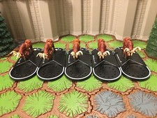 5 Figure Horned Stag Dark Riders Mage Knight Lot D&D, Pathfinder, RPG,Clix