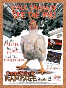 1996 Redneck Rampage PC Original Advertisement / Retro Promo v2 - Picture 1 of 4