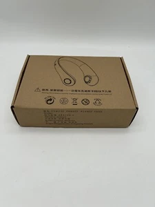 Tragbarer USB wiederaufladbarer Nackenbügel Mini hängend Dual Kühlung Nackenventilator 3 Geschwindigkeiten - Bild 1 von 3