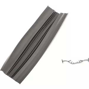 Garage Door Seal Steel Line Weather Seal Strip Bottom Replacement - 3.2m Length - Picture 1 of 7