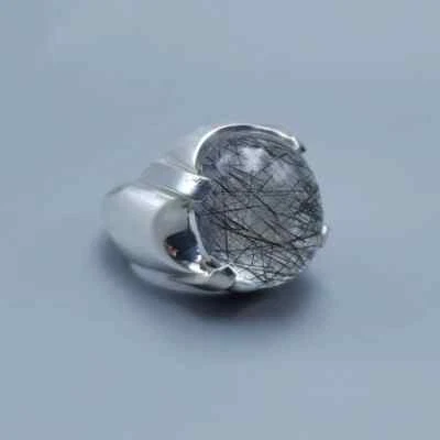 Natural Dur Al Najaf Stone Ring Dur e Najaf Ring Shia Rings Najaf Stone White  - Image 1 of 4