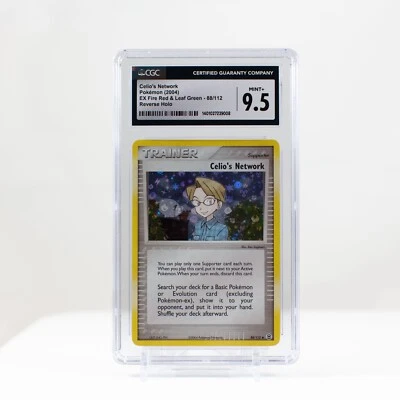 Pokemon Celio's Network Reverse Holo #88 EX Fire Red Leaf Green CGC 9.5  - Image 1 of 3