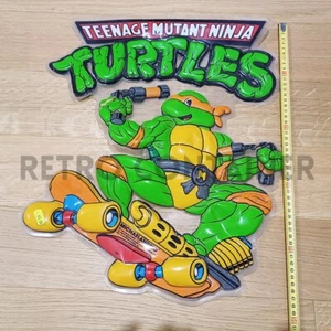TMNT Teenage Mutant Ninja Turtles Vintage Store Display 1990's 3D Plastic RIF M2 - Picture 1 of 2