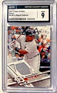 CGC 2022 TOPPS HOLIDAY Relic Miguel Cabrera #R-MCA - Picture 1 of 1
