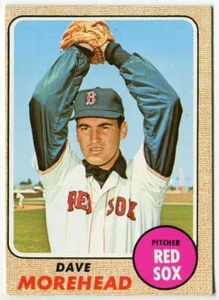 1968 Topps #212 Dave Morehead Boston Red Sox - Picture 1 of 2