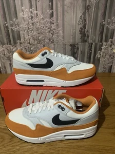 Nike Air Max 1 White/black/Monarch Mens UK 8.5 EUR 43 US 9.5 FN6952-101 - Picture 1 of 7