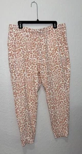 Chico's Zenergy Gr. 3 Jogginghose Peach 🍑 Leopard 🐆 Print Pull On TOP - Bild 1 von 13