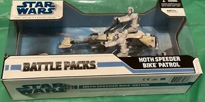 Hoth Speeder Bike Patrol~Star Wars Battle Pack~Biker Scout Legacy Figure Set~MIB - Picture 1 of 6